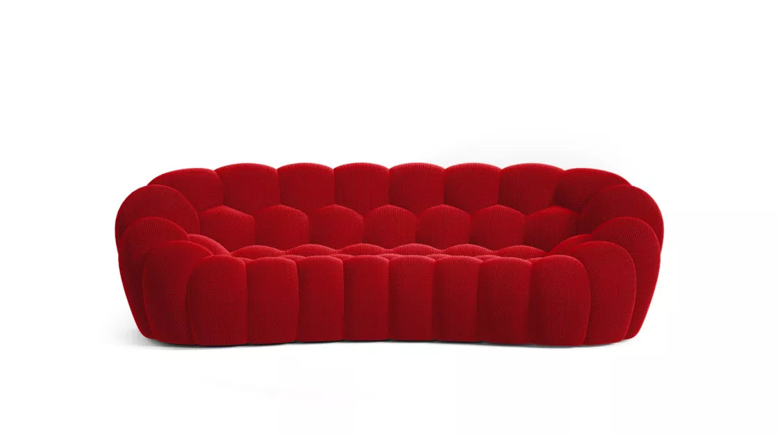 Canapé Bubble Curve Rochebobois - Rouge