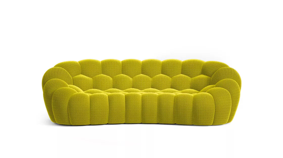 Canapé Bubble Curve Rochebobois - Jaune