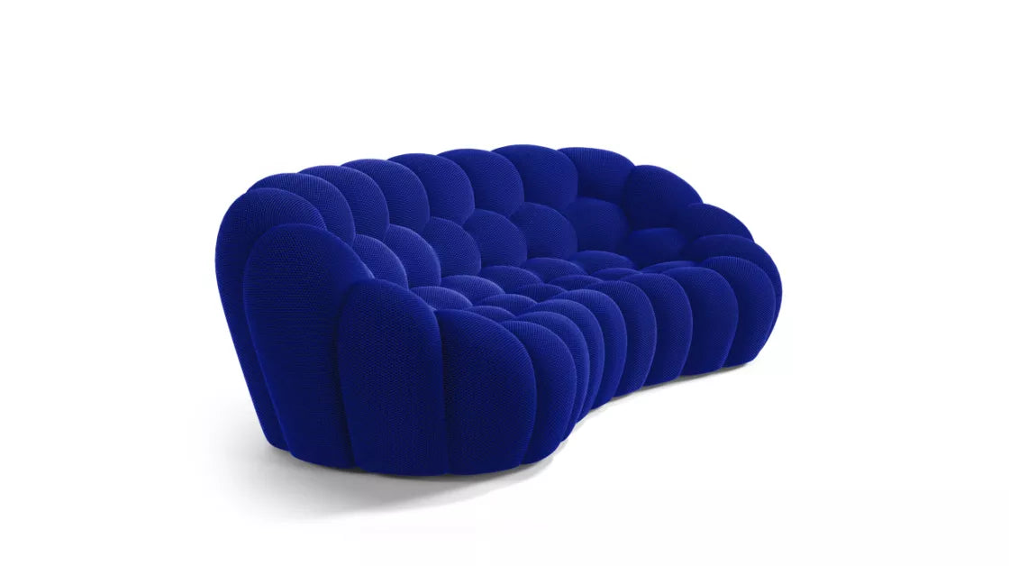 Canapé Bubble Curve Rochebobois - Bleu