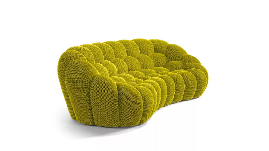 Canapé Bubble Curve Rochebobois - Jaune