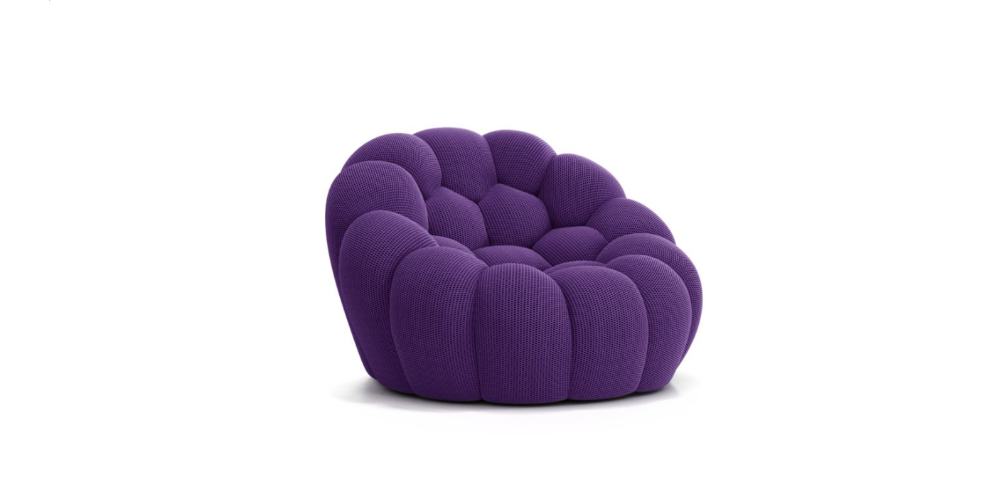 Fauteuil Bubble Rochebobois - Mauve