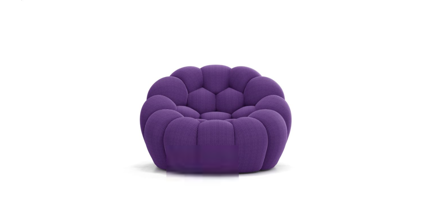 Fauteuil Bubble Rochebobois - Mauve