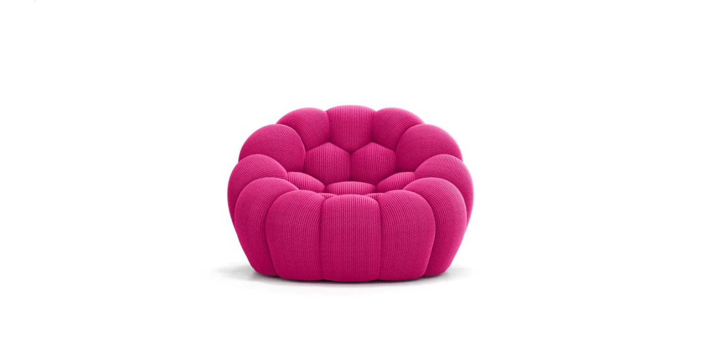 Fauteuil Bubble Rochebobois - Rose