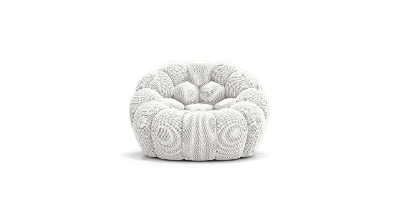 Fauteuil Bubble Rochebobois - Blanc