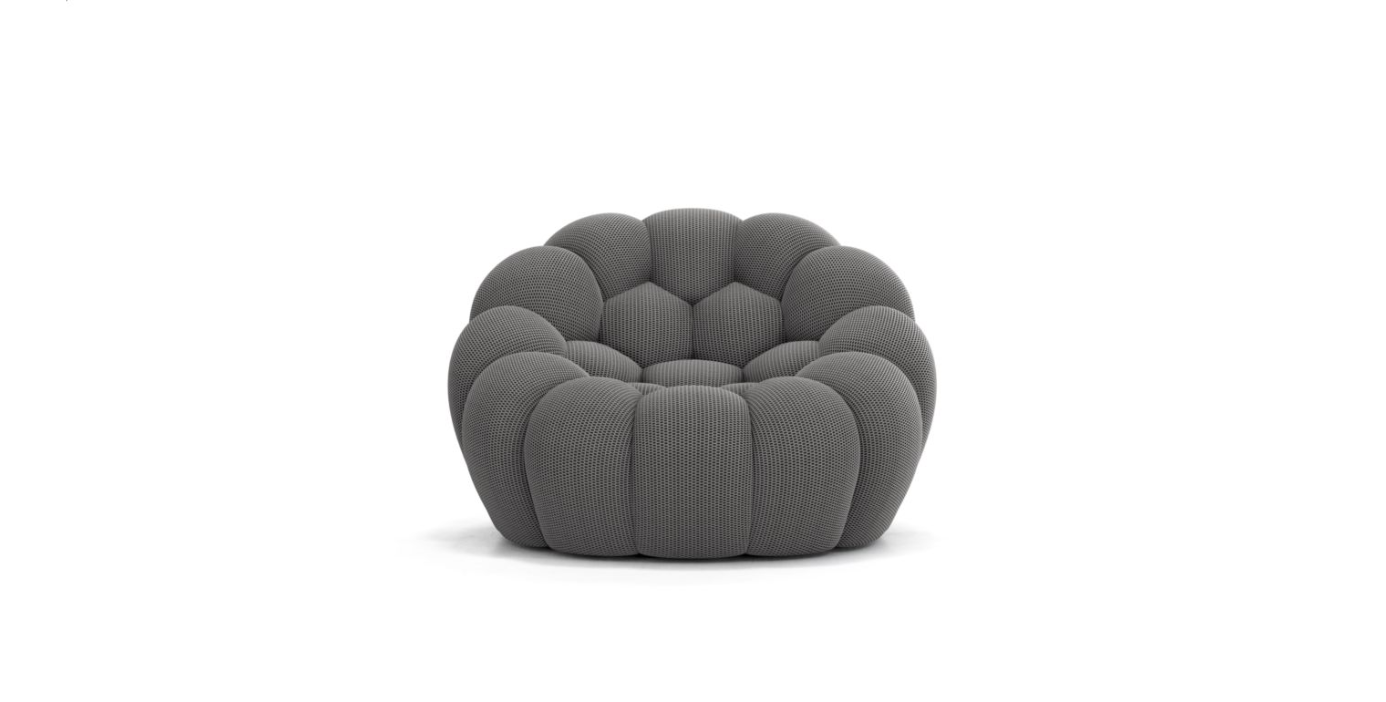 Fauteuil Bubble Rochebobois - Gris