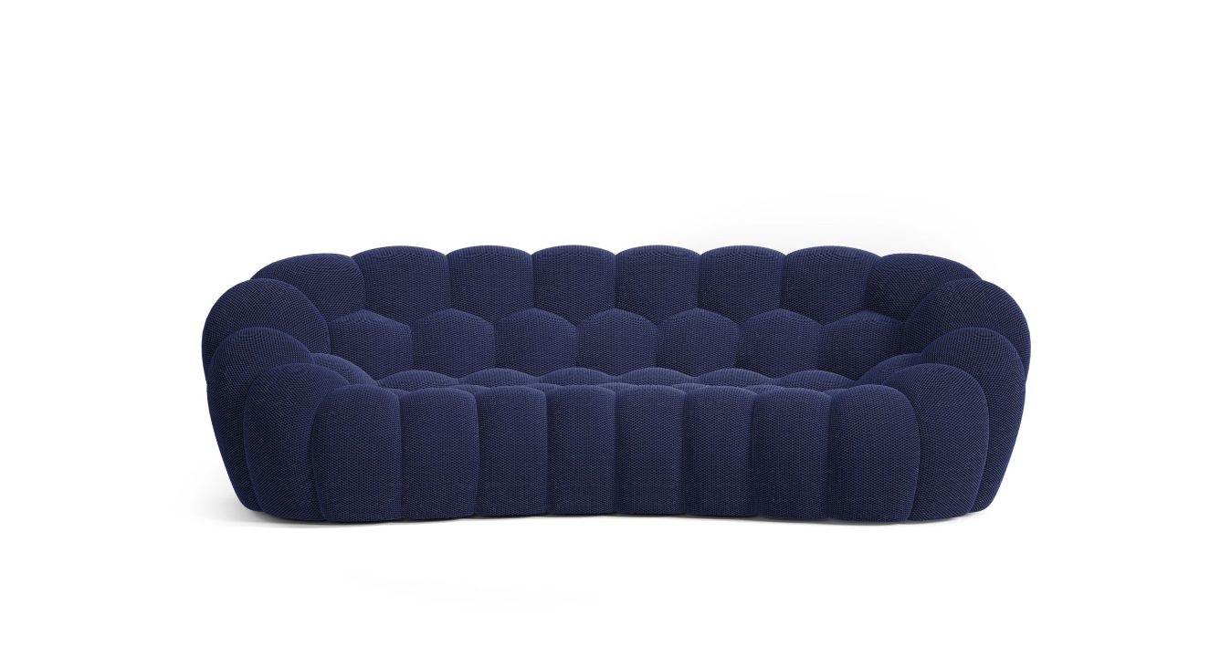 Canapé Bubble Curve Rochebobois - Marine