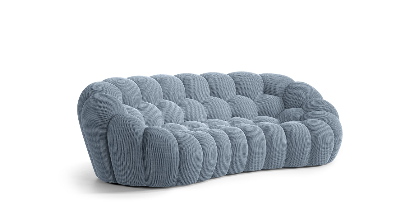 Canapé Bubble Curve Rochebobois - Ardoise