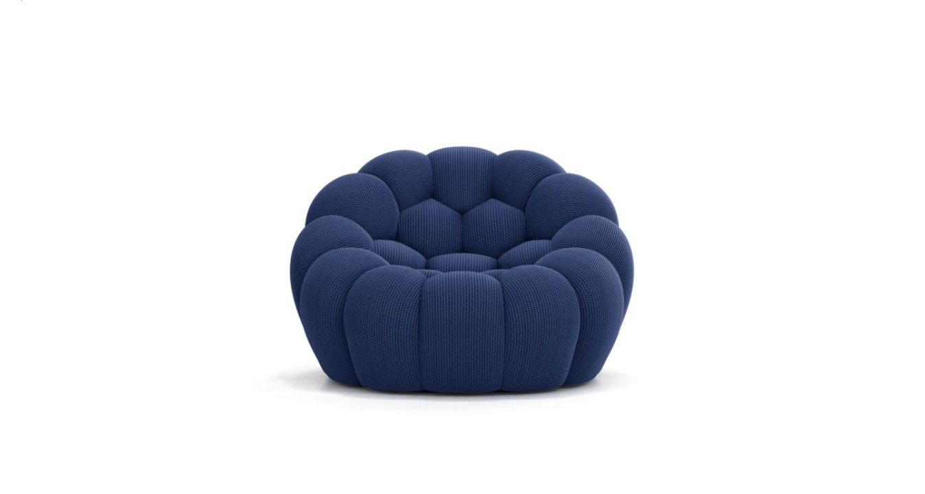 Fauteuil Bubble Rochebobois - Marine