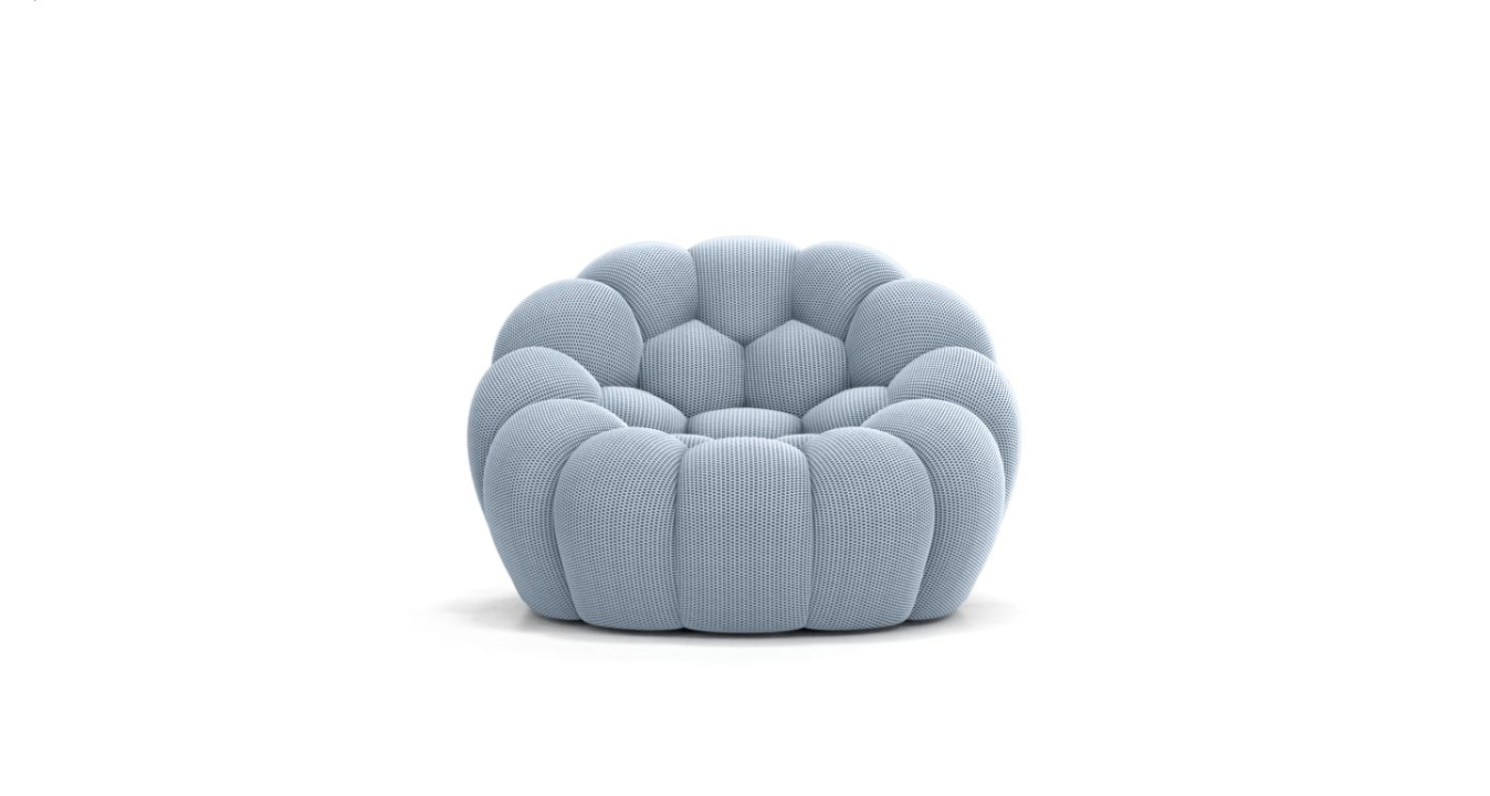Fauteuil Bubble Rochebobois - Ardoise