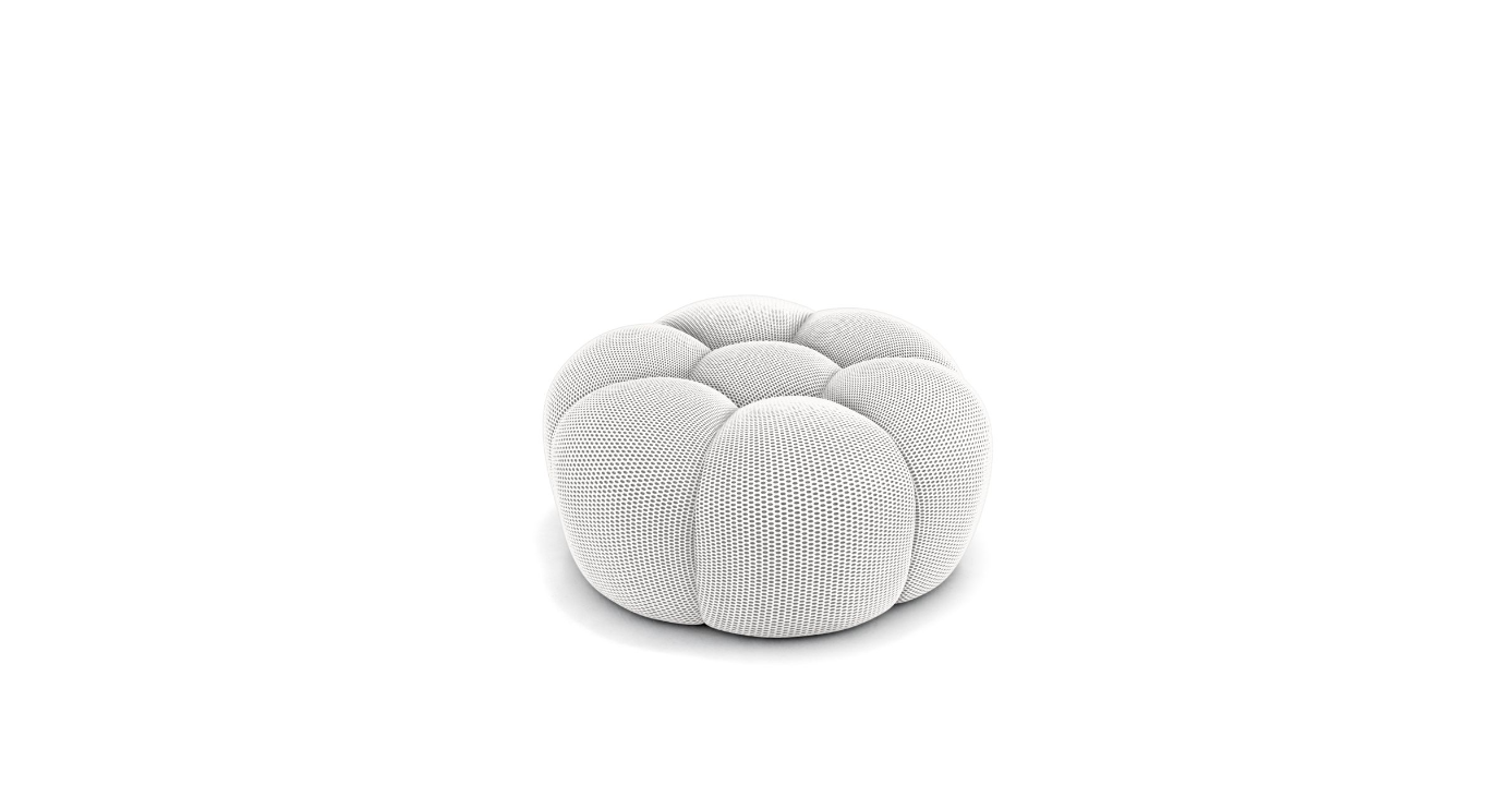 Pouf Bubble Rochebobois - Blanc